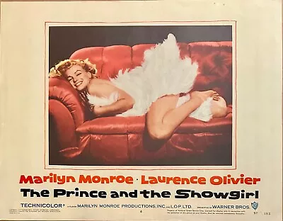 Marilyn Monroe The Prince And The Showgirl Original Lobby Card #6 (1957) 11 X14  • $500