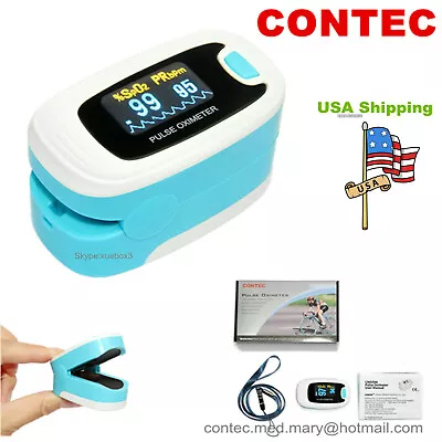 Finger Pulse Oximeter Portable Heart Rate SPO2 Monitor Blood Oxygen Meter Sensor • $9.99