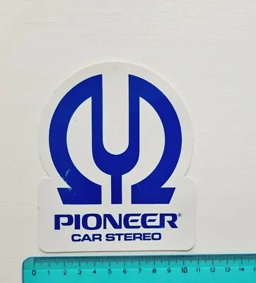 Adhesive Pioneer Car Stereo Sticker Autocollant Vintage 80s Original • $26.07