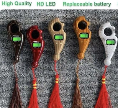£6.49 • Buy Finger Tasbeeh Rotation Counter Bead Tally  Led Light Islamic Muslim