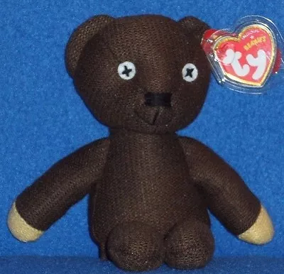 TY MR. BEAN The TEDDY BEANIE BABY - UK EXCLUSIVE - MINT With MINT TAG • $18.95