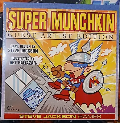 Super Munchkin/Guest Artist Edition Art Baltzar/Steve Jackson Design/Games New • $14.99