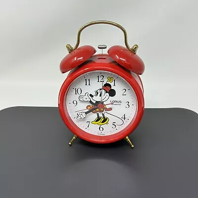 Minnie Mouse  Disney Quartz Alarm Clock Lorus • £48.66