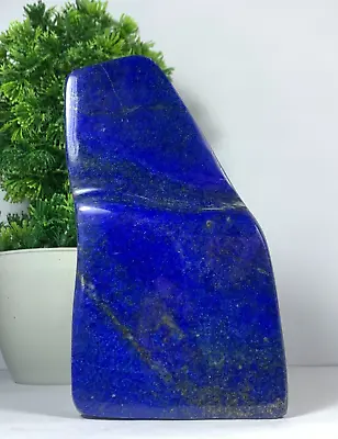 790 Gram Lapis Lazuli Freeform AAA+ Tumbled Rough Polished Slab From Afghanistan • $99.99