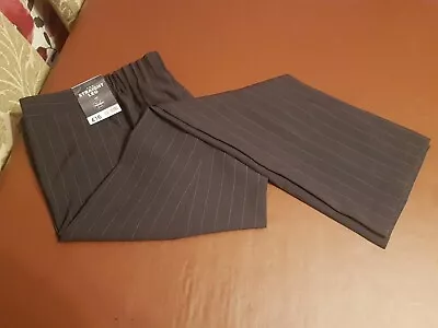 £5 • Buy Bonmarche Ladies Size 12 29 Inch Leg Pin Striped Polyester Trousers NEW BNWT £16