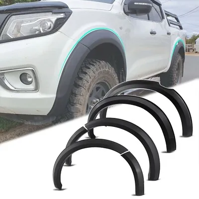 Matte Black Fender Flares Wheel Arches For Nissan Navara NP300 D23 2015-2020 • $242.99