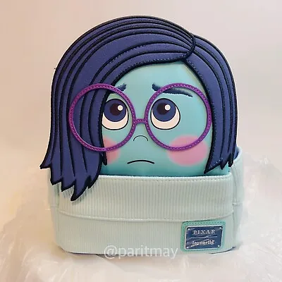 Loungefly Exclusive - Inside Out Sadness Cosplay Mini Backpack (NEW WITH TAG) • $119.99