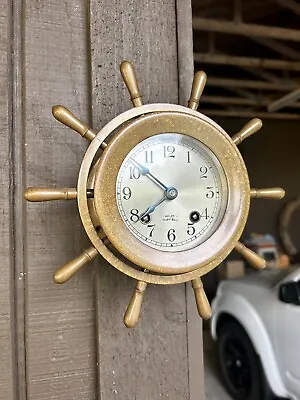 1929 Chelsea “Pilot” Yacht Wheel Clock • $825
