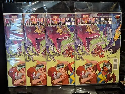 Marvel Rising Ms Marvel & Squirrel Girl #1 4 Book Damaged Back Stock Lot  • $4