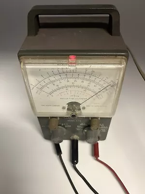 Vintage Heathkit VTVM Model V-7A Vacuum Tube Meter Powers On / Untested  • $39