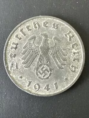 Germany (Third Reich) 1941 - 10 Reichspfennig Coin • £1.99