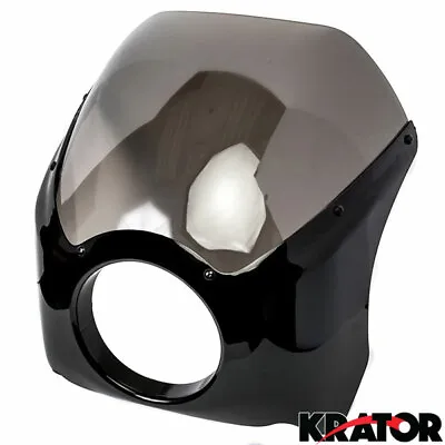 $74.99 • Buy Headlight Fairing Screen Black For Yamaha V-Star Vstar V Star XVS 1100 Custom