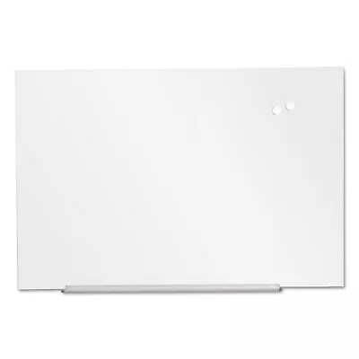 Universal Frameless Magnetic Glass Marker Board 72  X 48  White 43204 • $349.54