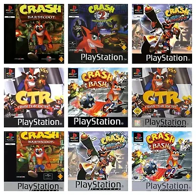 Ps1 - Crash Bandicoot - Buy 1 Or Build Up - Same Day Dispatched • £14.97