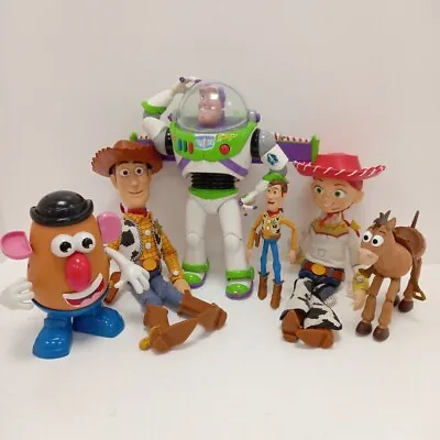 £11.50 • Buy Toy Story Figures Bundle X6 Woody Buzz Lightyear Jessie Bullseye Childrens WK27