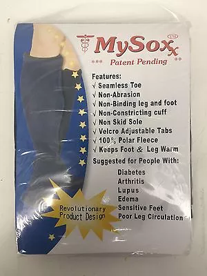 My Soxx Polar Fleece Socks With Skid Resistance Size M Slippers • $9.96