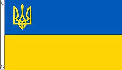 NEW 3x5 Ft Ukraine Ukrainian Flag With Trident 3'x5' House Banner 100D Polyester • $7.99