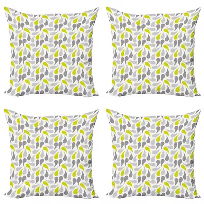 Geometric Pillow Cushion Set Of 4 Abstract Paisley • £22.99