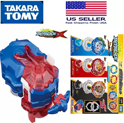TAKARA TOMY Beyblade Burst BU Ultimate Fusion DX B-203 Full L/R Custom Launcher • $24.99