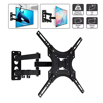 Universal Tv Wall Bracket Mount Tilt Lcd Led 32 37 40 42 50 55 Inches Tv Stand • £11.95