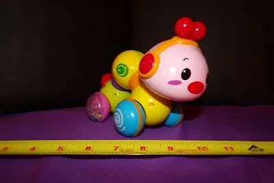 Baby Toy 6 To 12 Months Musical Press And Go Inchworm Toy With Light SO CUTE • $5.99