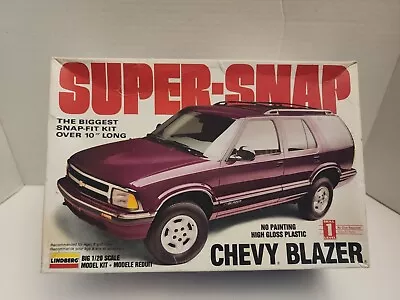 Lindberg Chevy Blazer Super Snap Model Kit 1:20 Kit# 72601 *OPEN BOX* • $35.99