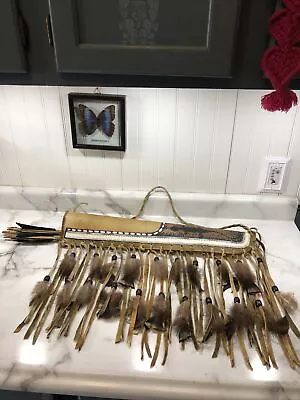 Vintage Hand Made Native American Quiver And Arrows  • $350