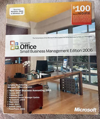 Microsoft Office Small Business Management Edition 2006 • $25