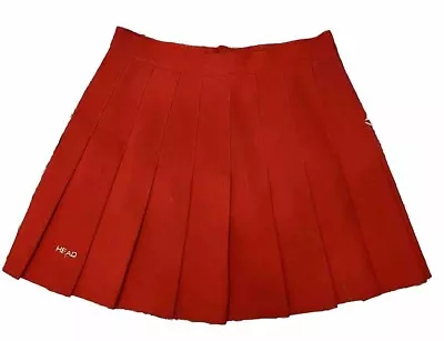 Head Sportswear Womens Tennis Skirt Size 4 Vintage Red Activewear  • $25