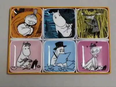 Yamaka Moomin Petit Plate 6 Set Character Small Plate From Japan With Box New • $60