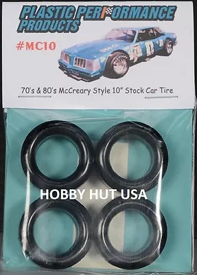 #MC10 - 70s/80s McCreary Style 10  Stock Car Tires - PPP - 1/25 Scale - NEW ITEM • $10.99