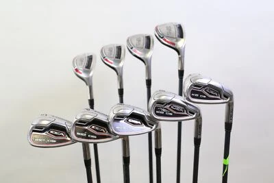 $269.22 • Buy Adams Idea A12OS Hybrid 3H-4H-5H-6H-7-PW-GW Iron Set RH +0.5 In Graphite Lite