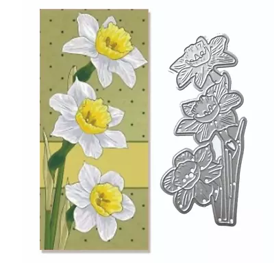 Daffodils Flower Metal  Die Cutter (CD 219) • £4.95