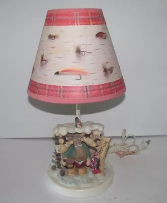 Nature Calls Moose Nature Calls UFF-DA 1995 Enesco Portable Lamp By David Olsen • $9.99