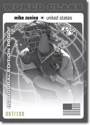 MIKE ZUNINO 2012 Rize Rookie Inaugural Edition PROOF WORLD CLASS RC #/100 • $3.99