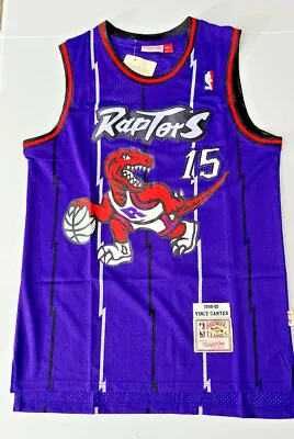 NWT Throwback NBA Raptors #15 Vince Carter Men's Jersey Size L XL • $39.99