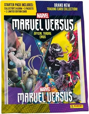 Panini Marvel Versus Official Trading Card Collection Starter Pack • £9.45