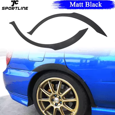 2PCS PU Wheel Well Arch Covers Fender Flares Trim For Subaru Impreza STI 2002-09 • $188.09