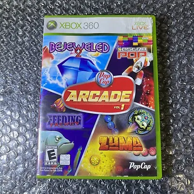 $8.49 • Buy PopCap Arcade Vol. 1 (Microsoft Xbox 360, 2007) Tested & Working