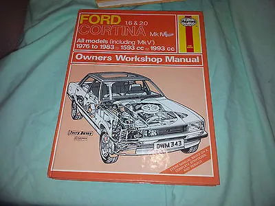 £4.99 • Buy Vintage Retro Haynes Owners Workshop  Manual  Ford Cortina Mk 1v 1976-1983