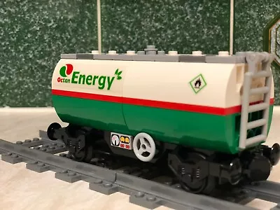 £32.99 • Buy Lego Train Custom Oil Tanker  ( Octan Oil) 
