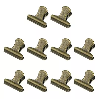 10pcs Small Chip Clip 1 Inch Metal Food Bag Clips Binder Clips Hinge Clip Pap... • $8.53