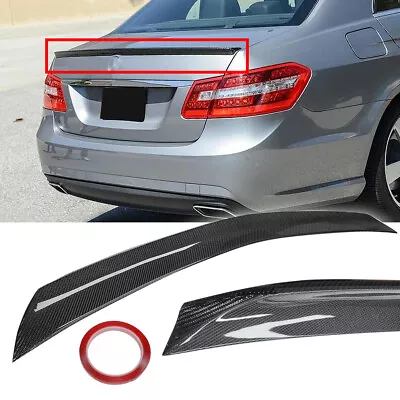 For 2010-16 MERCEDES BENZ W212 E63 AMG High Kick Carbon Fiber Trunk Spoiler Lip • $88.99