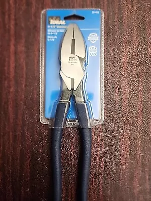 IDEAL 9.5 Inch Electrical Lineman Pliers With Wire Cutter 30-450 NEW • $15