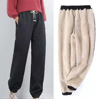 £9.99 • Buy Womens Winter Warm Thick Trousers Thermal Fleece Lined Stretchy Leggings Pants