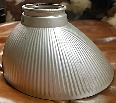 Vintage Pittsburgh Permaflector Mercury Glass Reflector Glass Lamp Shade 8 1/2  • $100