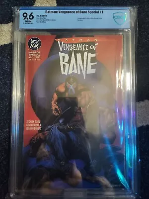 Batman: Vengeance Of Bane CBCS 9.6  White 1st Print 1st App. Of Bane (DC 1993) • $200