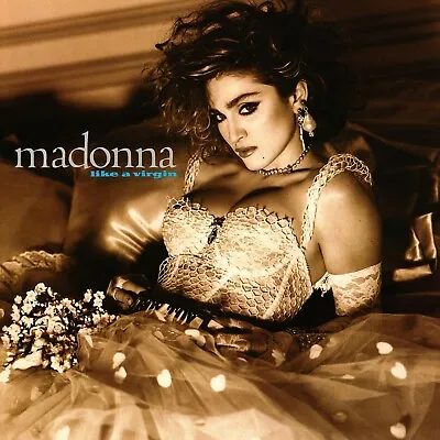 MADONNA Like A Virgin BANNER 2x2 Ft Fabric Poster Tapestry Flag Album Cover Art • $19.95