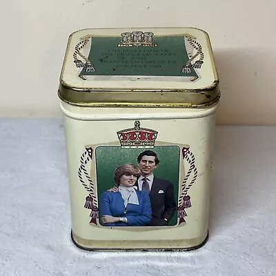 Charles And Diana Wedding Royal Souvenir Vintage Tin Tea Etc 1981 • £9.99