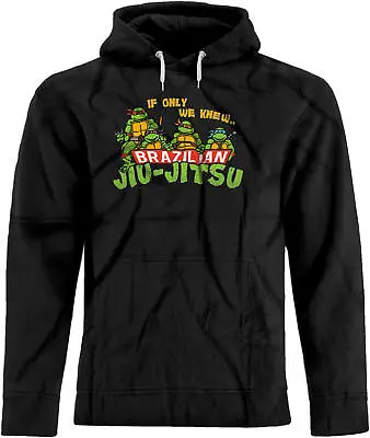 BSW Unisex If Only We Knew Brazilian Jiu-Jitsu Turtles MMA Hoodie • $44.95